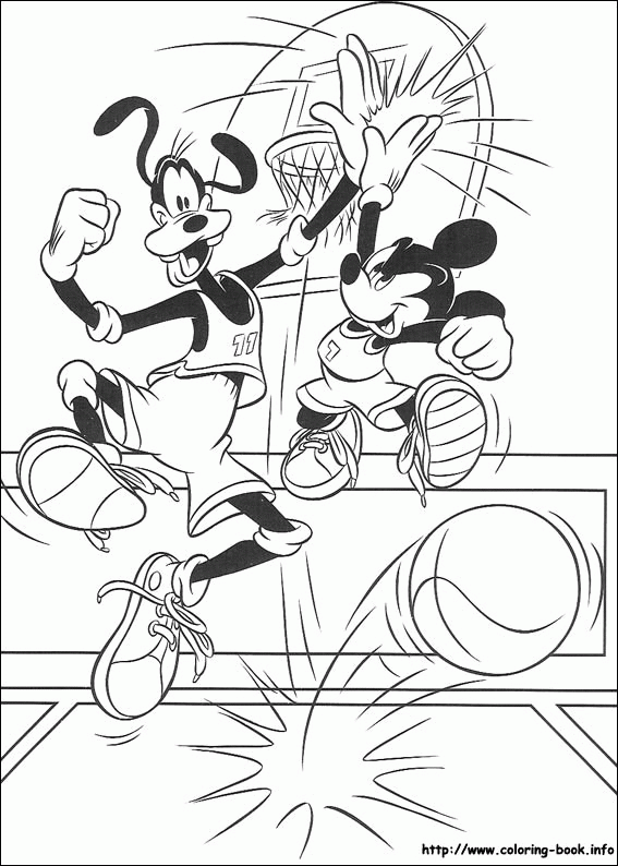Goofy kolorowanki